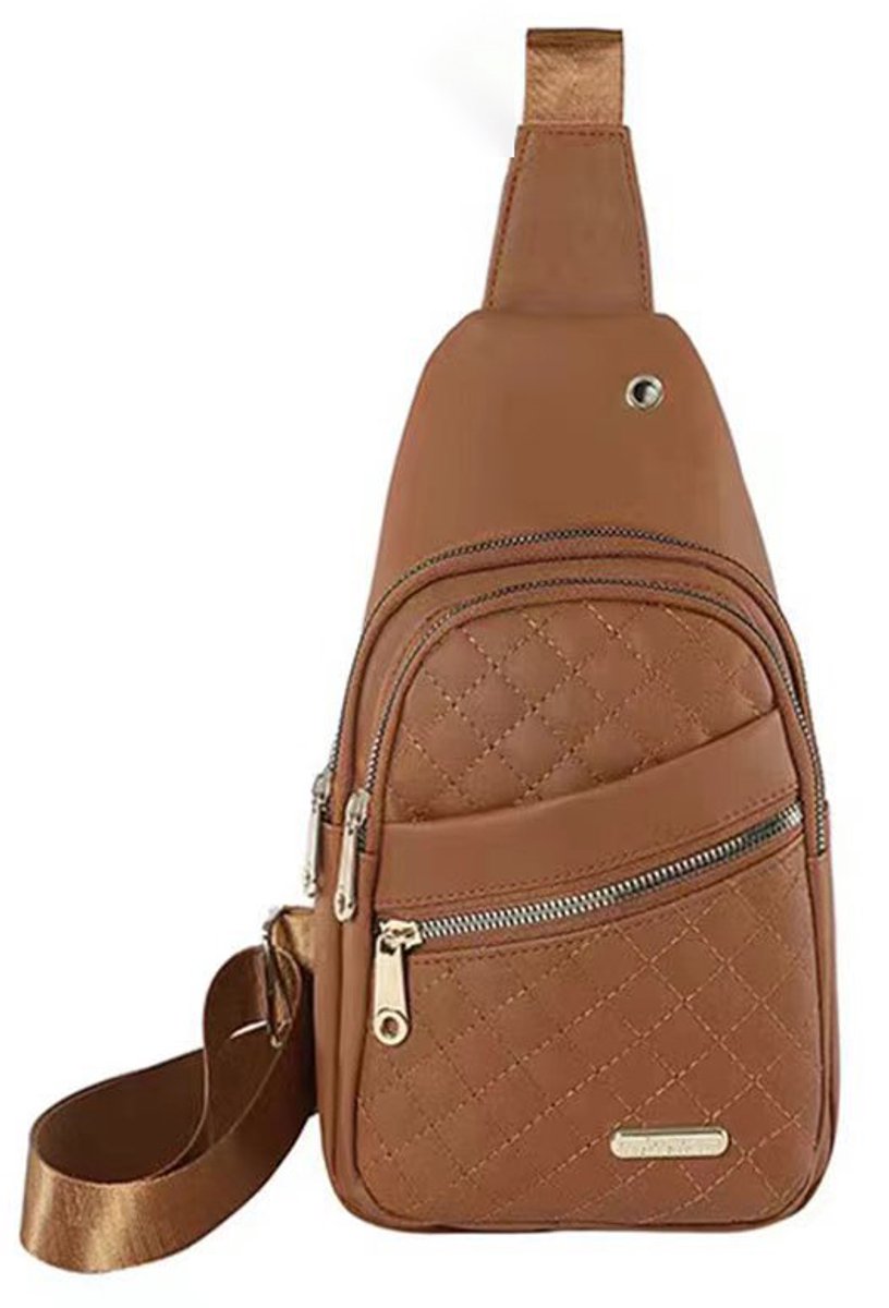 Unisex Shoulder Bag - 5 Storage Pockets & Cable Grommet - Crossbody Bag Women - Crossbody Bag Men - Crossbody Bags - Sling Bag - Adjustable Carrying Style