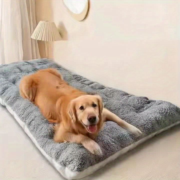 Christmas. A holiday gift for the dog. A warm dog bed in winter. Dog kennel. Dog cage mat. Comfortable and soft Dog mattress. Pet bed. Pet mat. Suitable for — image 6