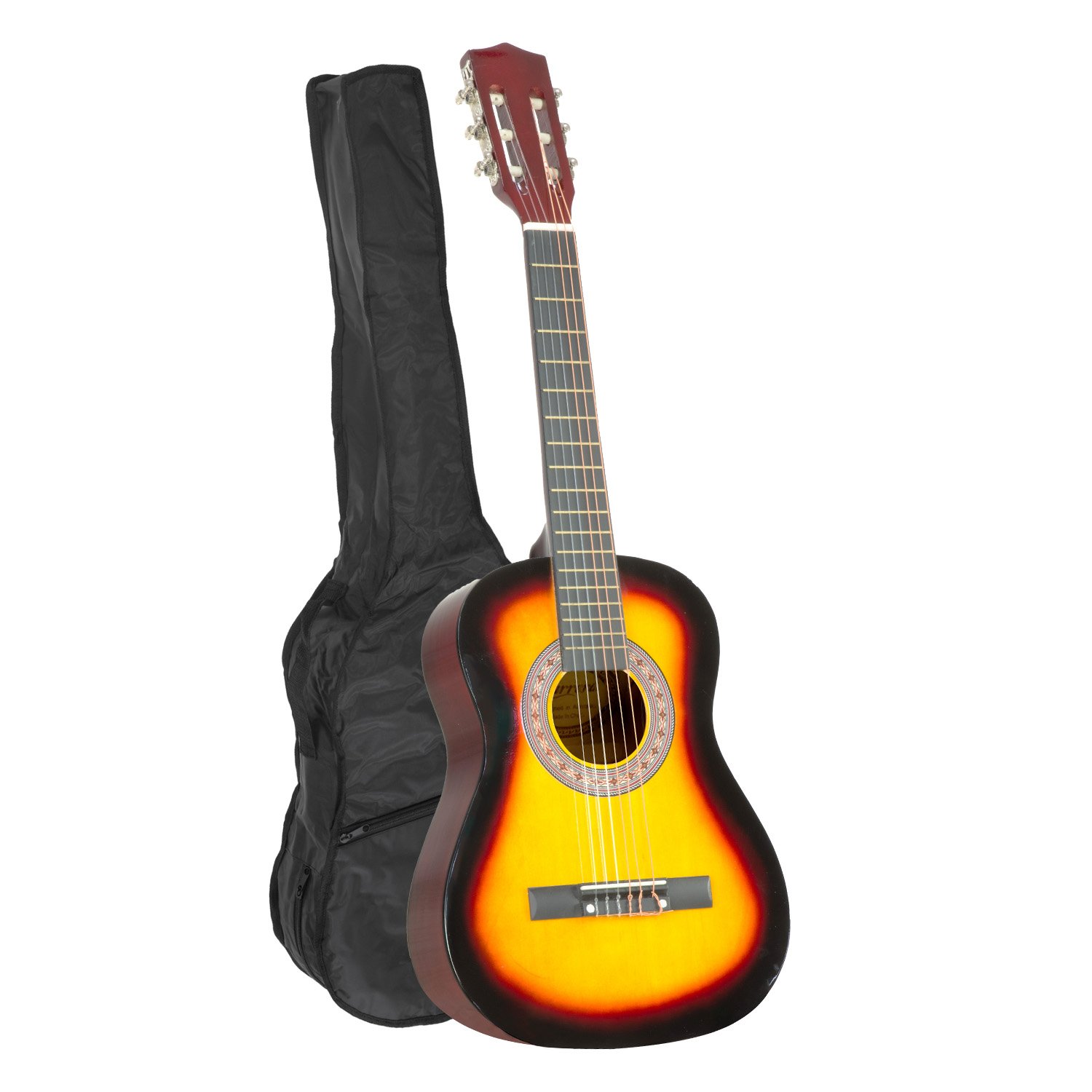 Karrera 34in Acoustic Wooden Childrens Guitar - Sunburst — image 2
