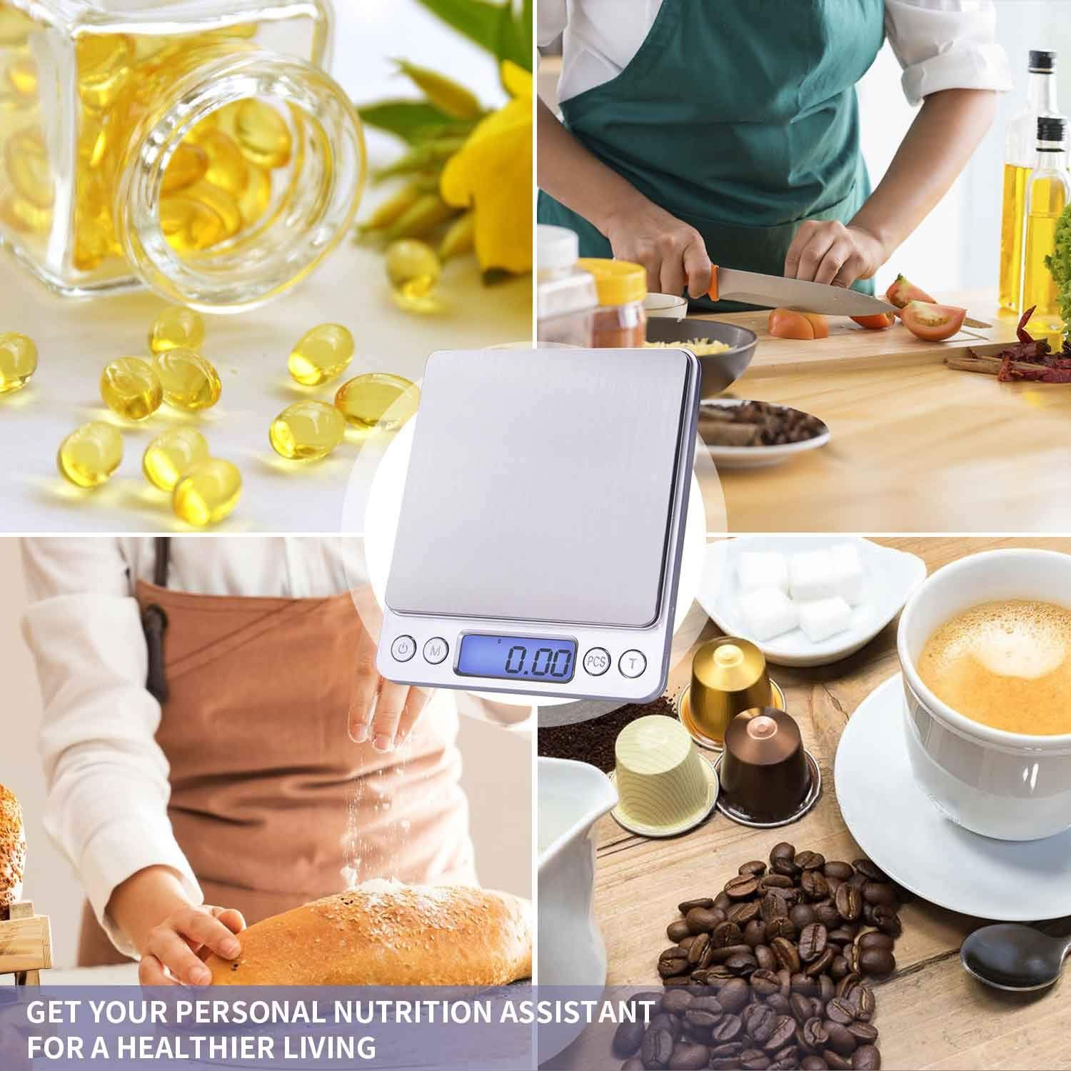 Small Kitchen Scale, 500g/ 0.01g Small Gram Weight Scale, Precision Lab Scales Digital Weight Grams and Oz, Digital Gram Scale โ image 4