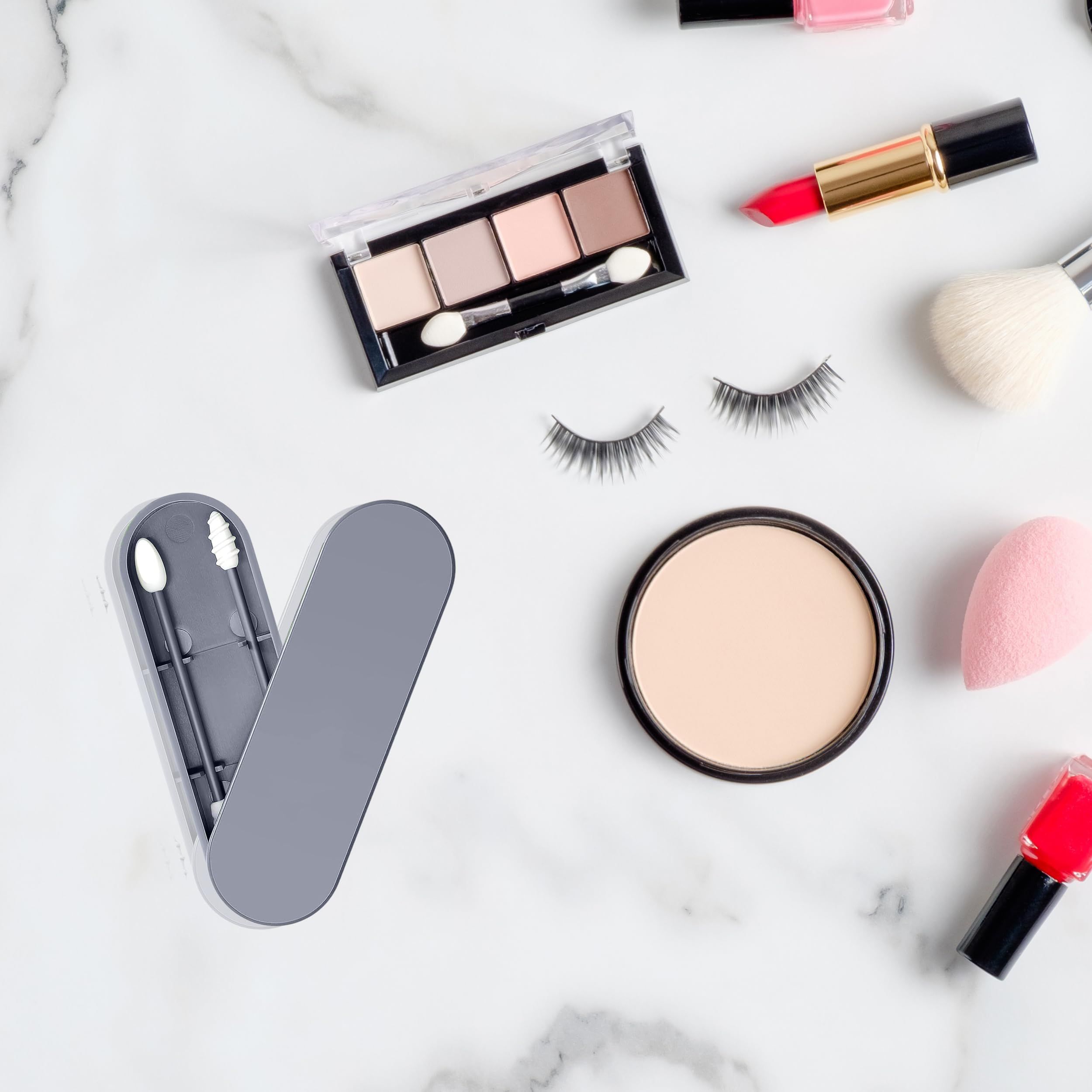 Portable and Reusable: Double-Tipped Silicone Swabs – for Cleanable Ear Care, Makeup, and Travel Essentials — image 3