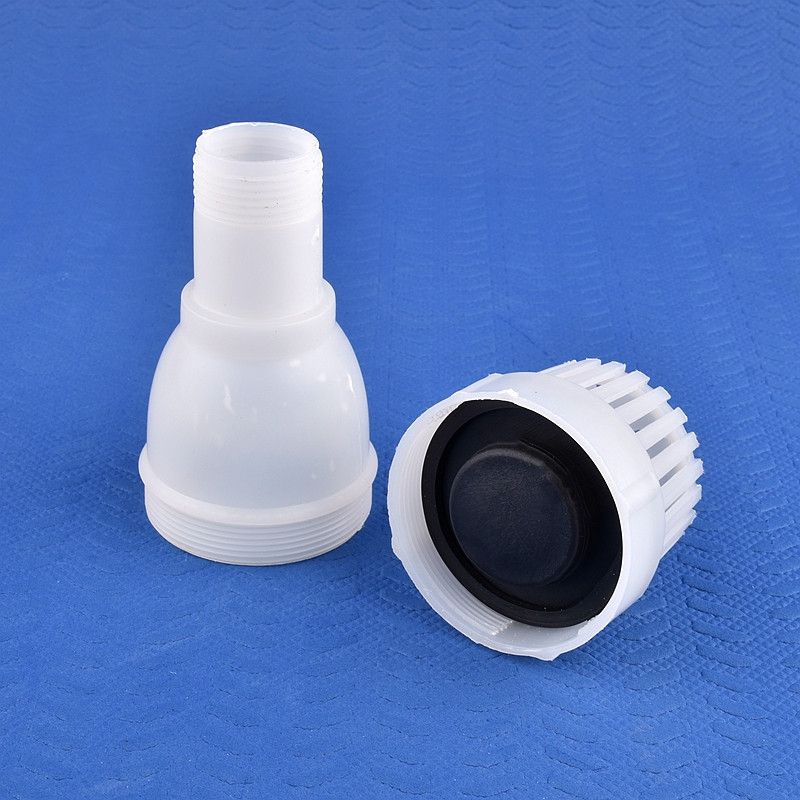 Self-Priming PVC Plastic Check Valve with Filter Mesh - Automatic Backflow Prevention for Sump Pumps, Well Pumps & Irrigation Systems - Durable Threaded Inlet — image 3
