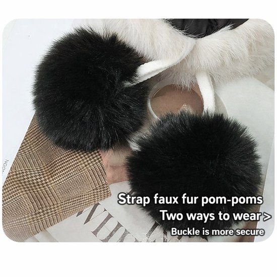 Fleece winter hat - Warm hat with thickened ear flaps - Soft, comfortable and frost-resistant - Stylish winter accessory - Color: Beige — image 3