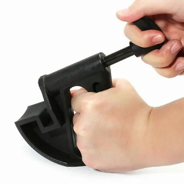 2pcs Car Tire Changer Rim Clamp Tire Mounting Machine Rim Pressing Tool Wheel Changing Aid Rim Clamp Adapter Black Accessories, Made of Plastic โ image 3