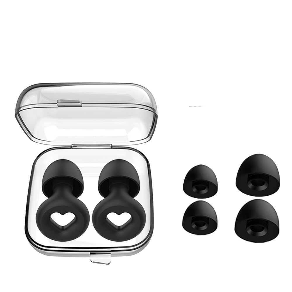 Ear Plugs for Sleep,Super Soft,Reusable Hearing Protection Ear Plugs for Noise Reduction Ear Plugs for Flights (2pcs)