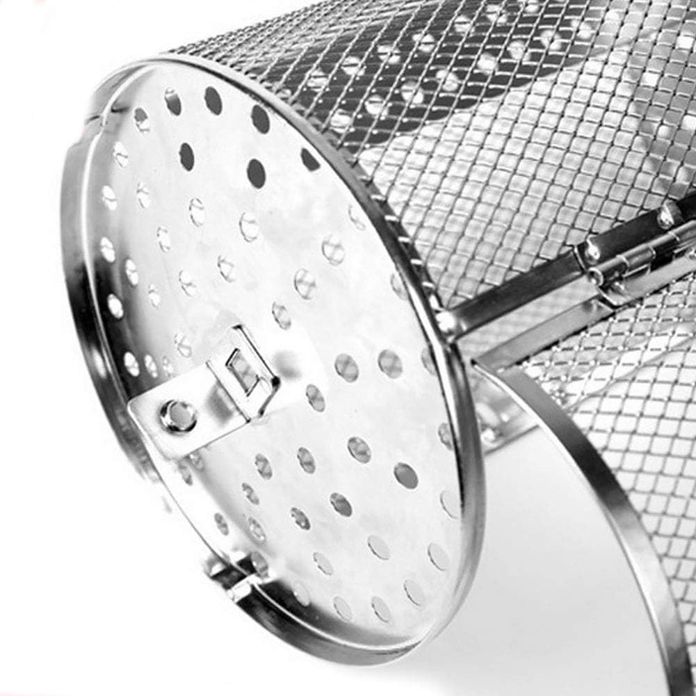 Rotisserie Basket for Oven & Grill - 360-Degree Rotating Stainless Steel with Door Opening Design, Perfect for Smoking Meat, Roasting Nuts, and BBQ Accessories — image 6