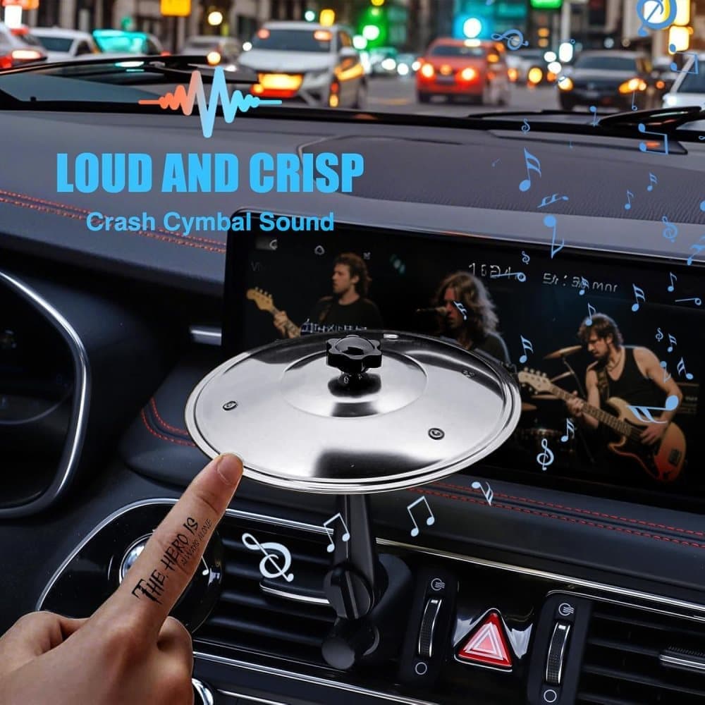 Gold Silver Car Drum Cymbal Air Valve Bracket 1/2 Pack 2 pcs Compatible with Car Accessories — image 3