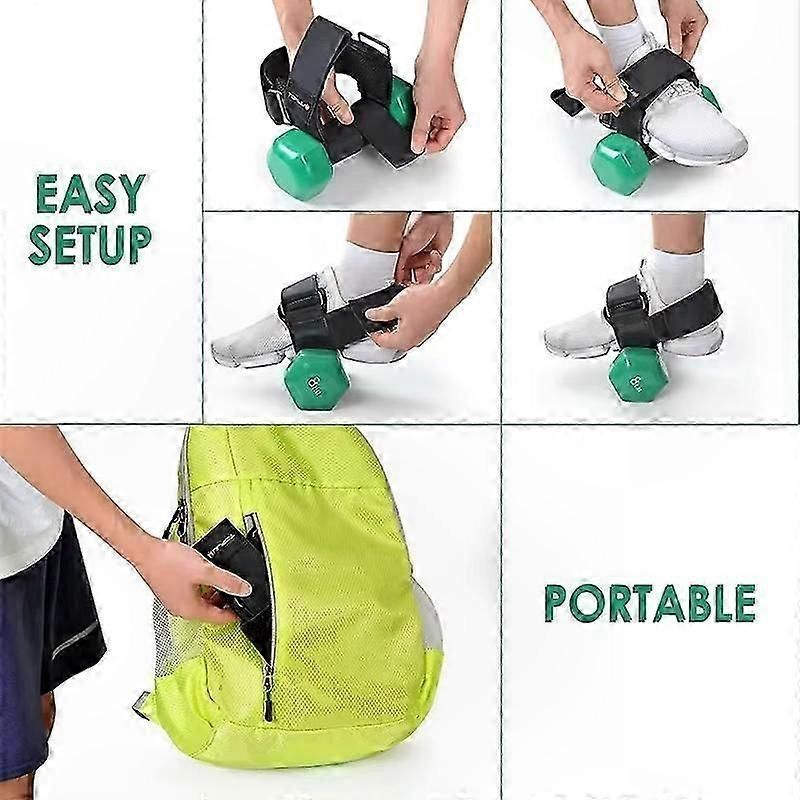 Adjustable Ankle Straps for Weightlifting and Leg Workouts, Durable Fitness Accessories for Strength Training — image 3