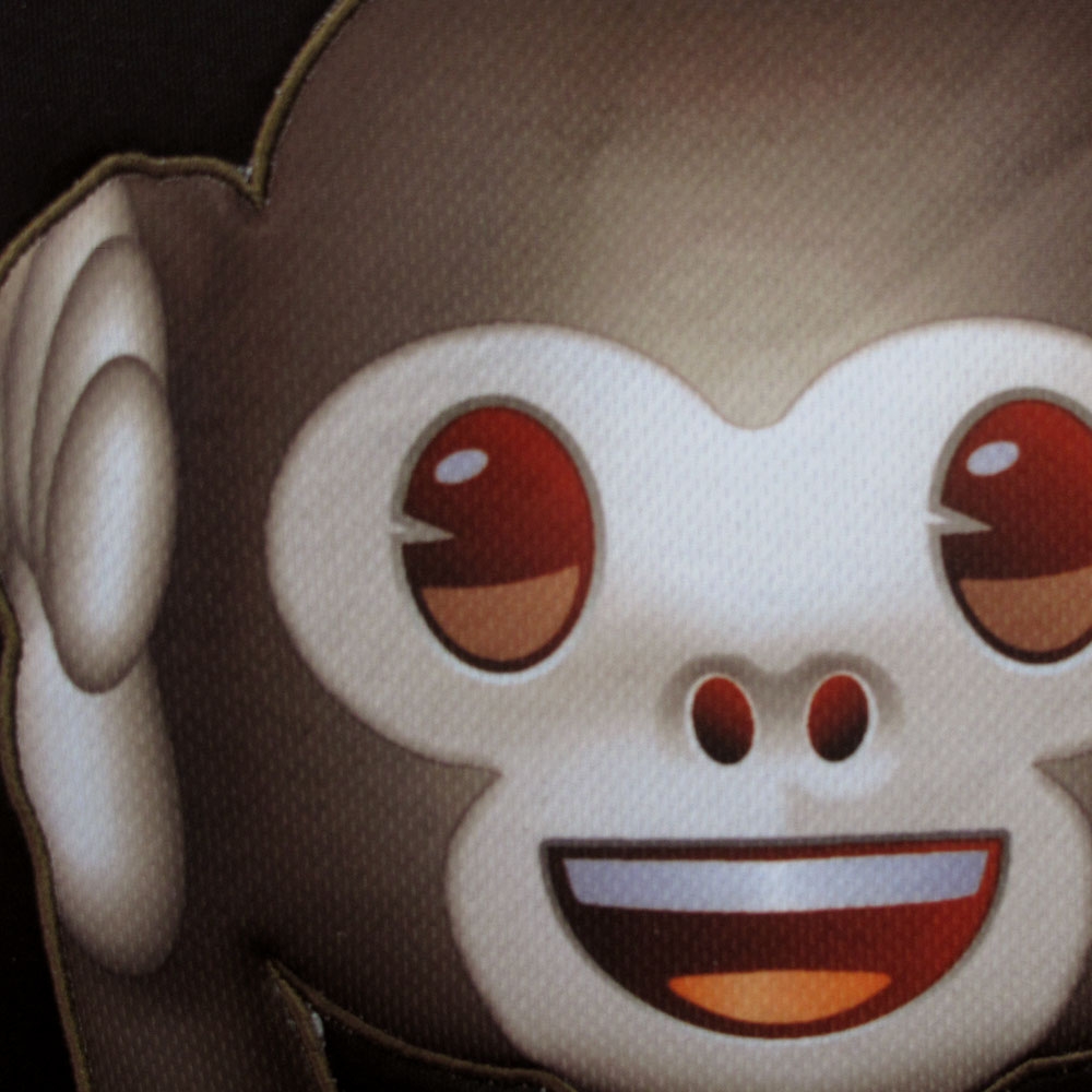 Pair of Emoji Car Front Seat Covers Monkey Face โ image 3