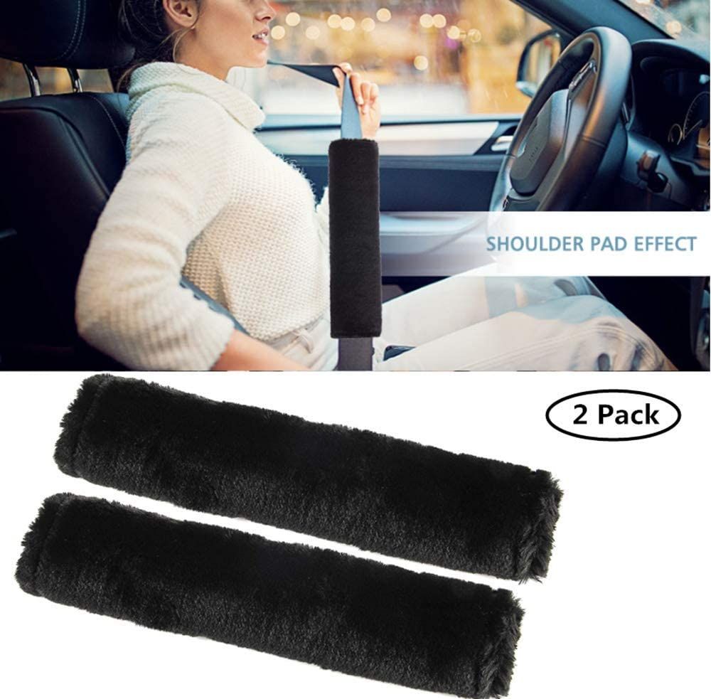 2 PCS Car Seatbelt Covers Shoulder Pad for More Comfortable Driving, Universal Seat Belt Cover for Handbag Camera Backpack — image 2
