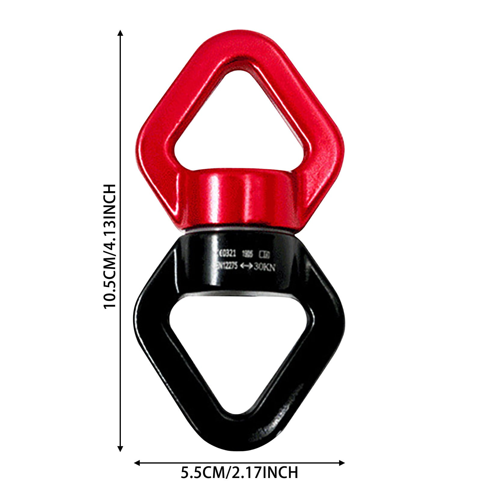 35kN Swing Swivel, Safest Rotational Climbing Rope Devices Hanging Hook Accessory for Tree Swing, Aerial Dance, Swing Spinner Hanger, Rock Climbing, Hanging — image 4