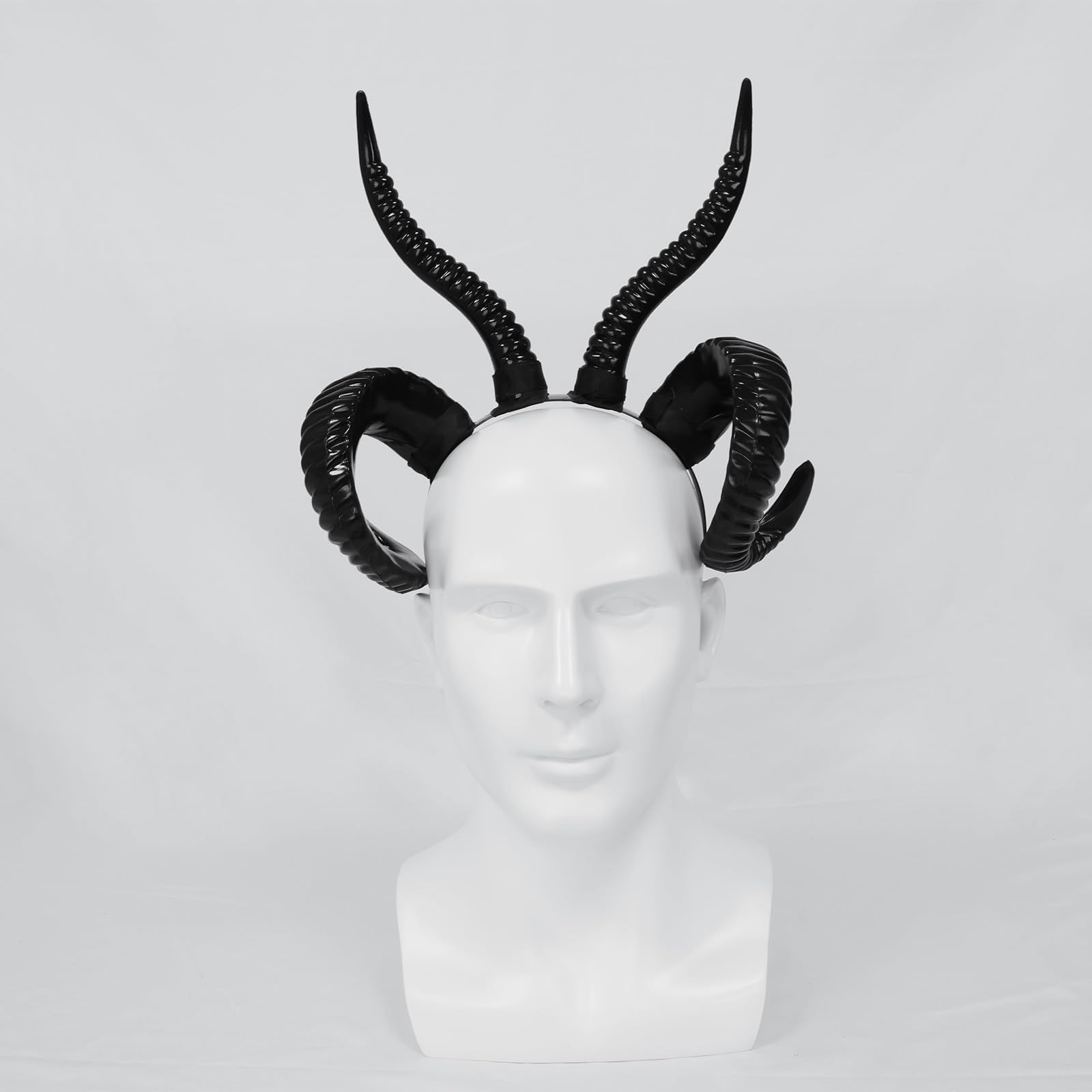 Sheep Horn Headband Antelope Sheep Horn Hoop Headband Forest Animal Aries Exhibition Cosplay Deluxe Costume Horns — image 5