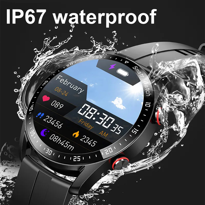 Silver Silicone Business Smartwatch with ECG and PPG Monitoring โ image 2