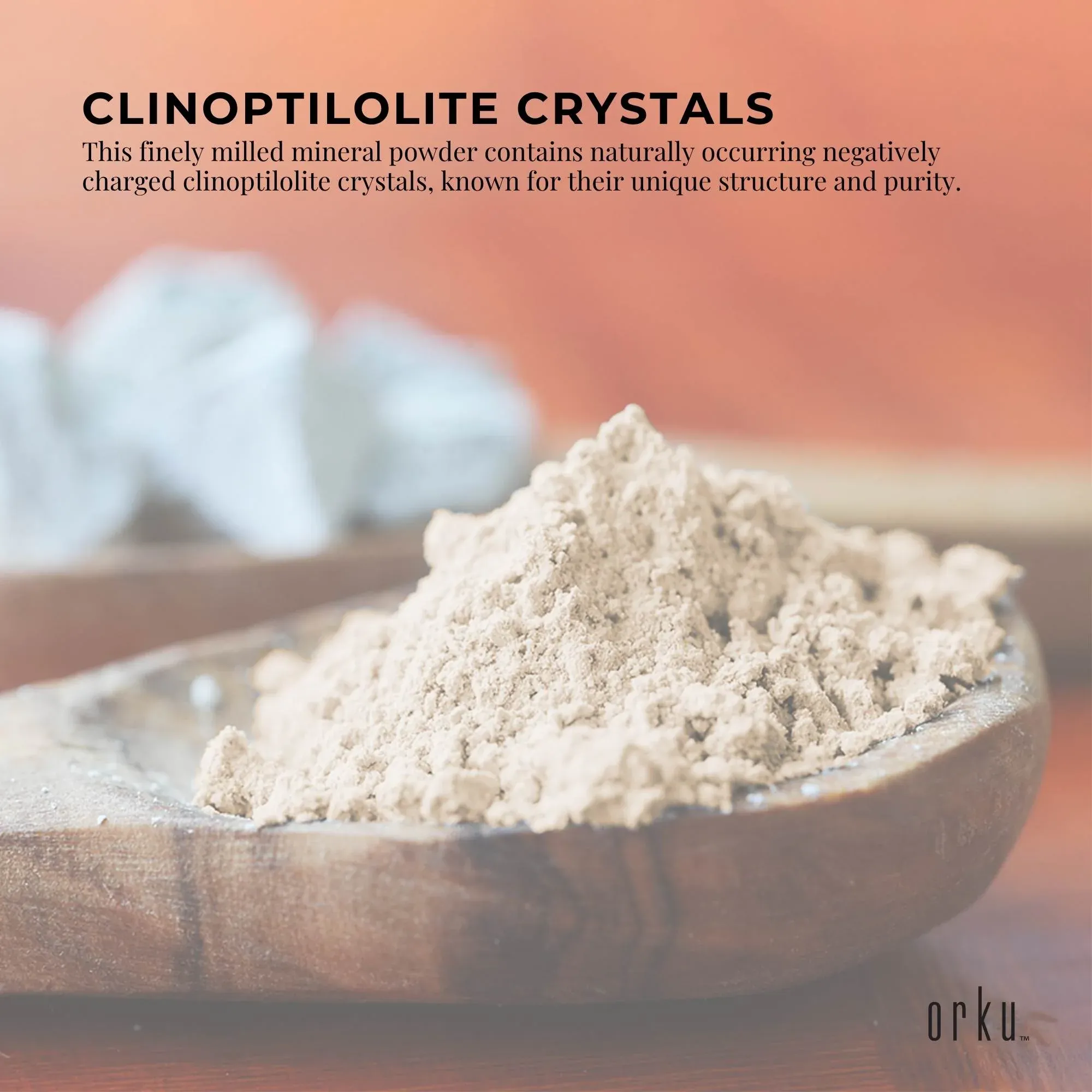 Orku 5kg Ultrafine Micronised Zeolite Powder Tub Natural Clinoptilolite Mineral — image 4