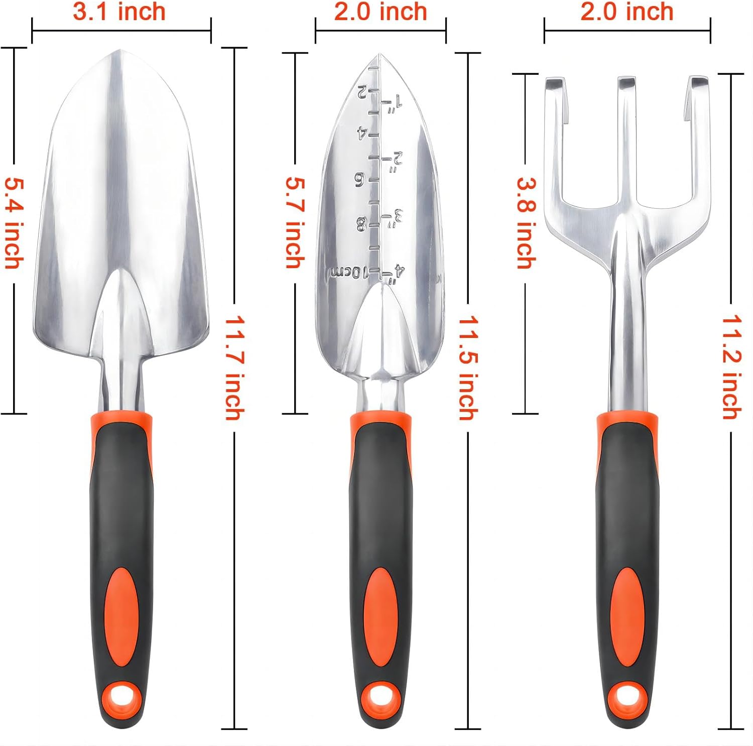 Garden Tools Set, 3 Pack Heavy Duty Gardening Tools Set + Garden Tool Set, 2 Pack Heavy Duty Gardening Tools Set โ image 2