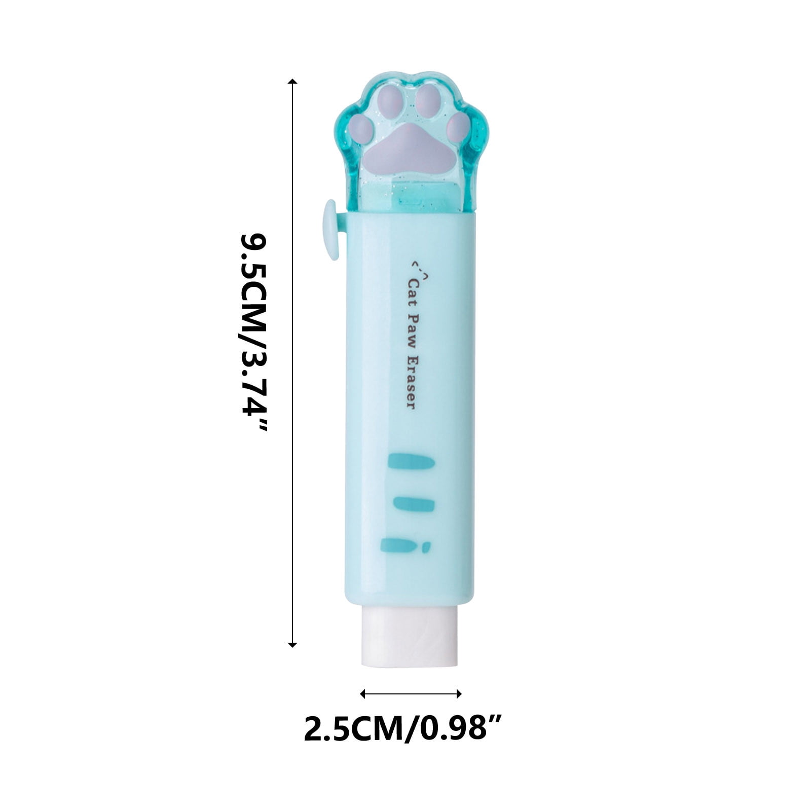 Erasers for Pencils 2 Pack, Cute Pencil Erasers for Office, Erasers for Drawing Sketching Blue โ image 2