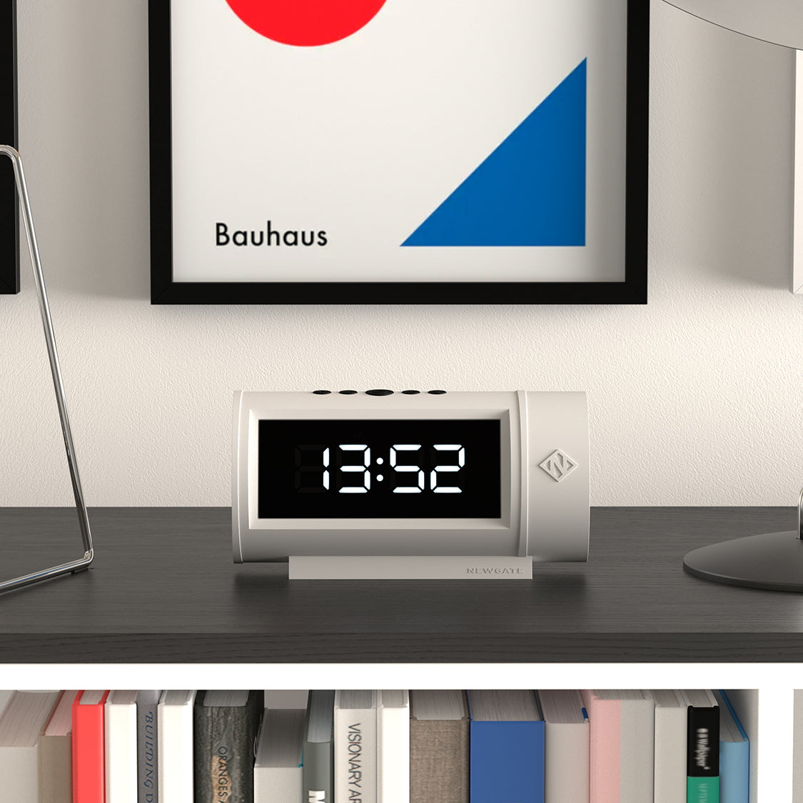 Newgate Pil Led Alarm Clock White — image 3