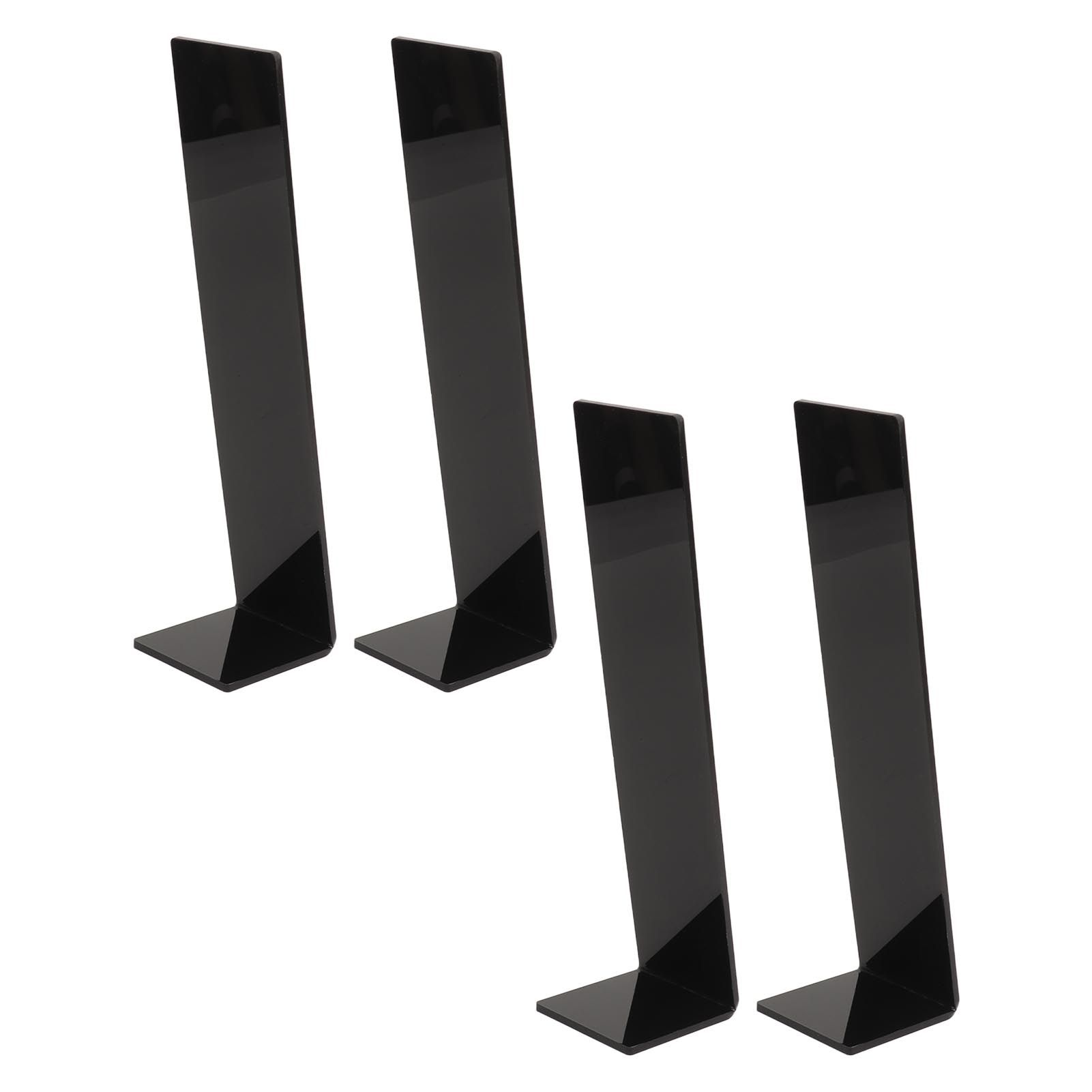 4 Pcs Acrylic Hair Band Display Stand Hair Clasp Jewelry Display Holder for Shop Black โ image 5