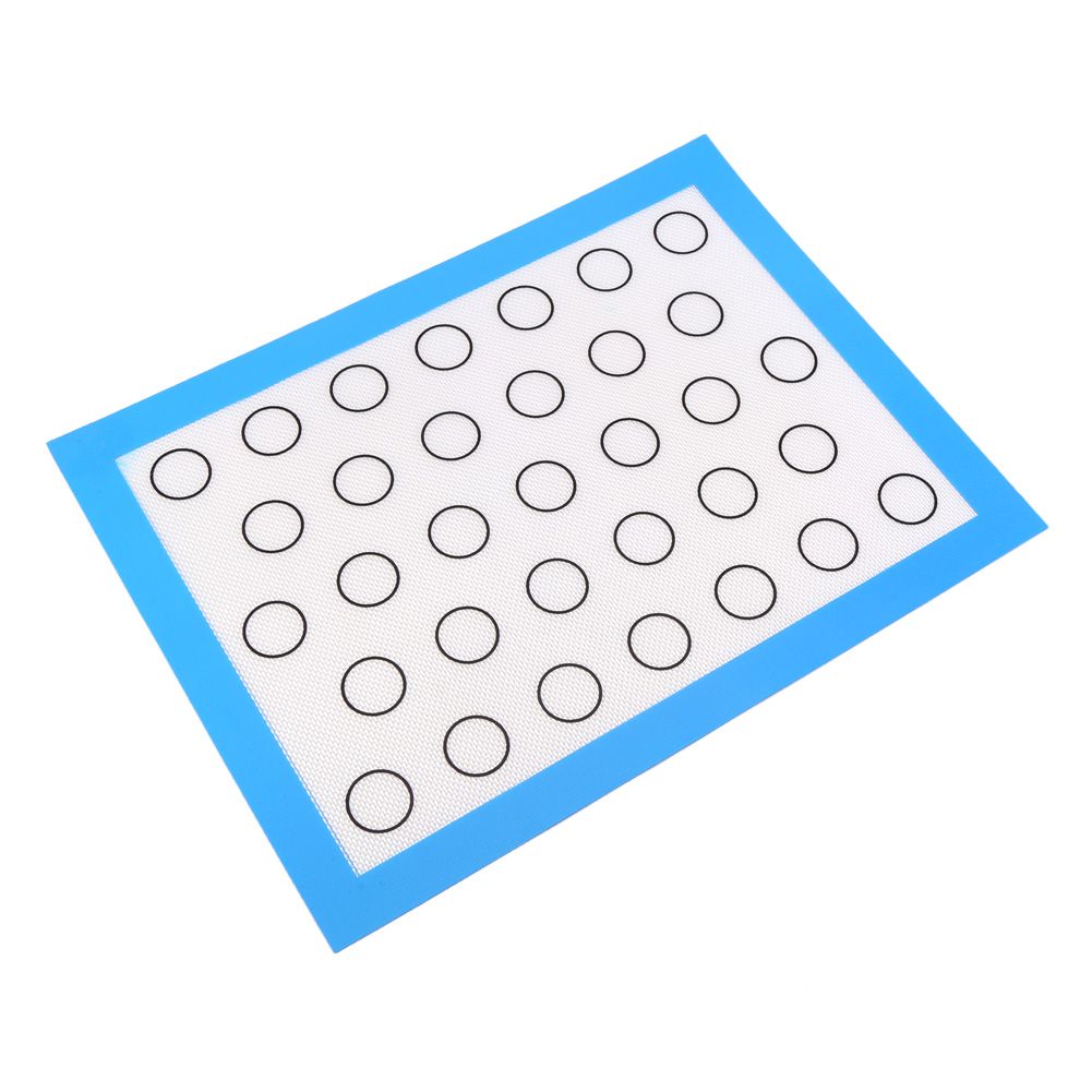 Nonstick Silicone Baking Mat Oven Pastry Liner Macaron Cake Cookie Sheet Kitchen (Blue) — image 3