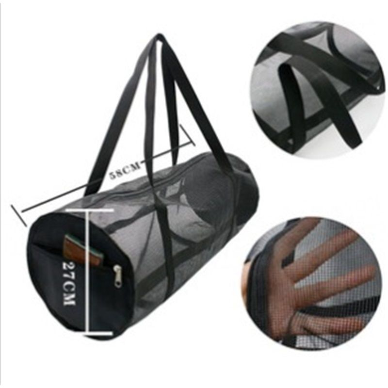Diving Mesh Duffel Bag Large Capacity, Quick-Dry Ventilation System Mesh Duffel Bag for Scuba Diving, Snorkeling & Spearfishing Ideal Beach Travel Companion — image 5