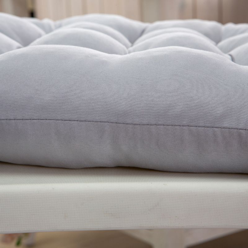 Set of 4 Indoor/Outdoor Chair Cushion, Cotton Chair Pads Square, Cushions for Wicker Chair Seat, Dining (40X40cm) โ image 5