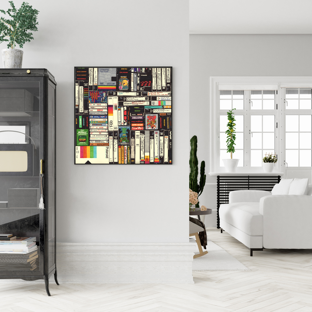 Wall Art 80cmx80cm Book Black Frame Canvas โ image 3