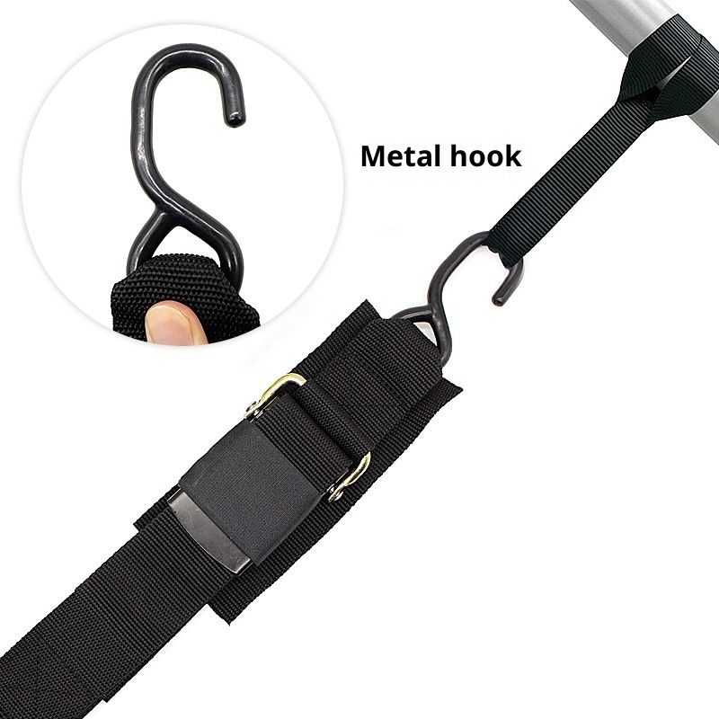 Transom Tie Down Straps – Heavy-Duty Boat Trailer Straps for Bass Boats, Jet Skis & More, Secure Fit, Easy to Use - Marine Boat Accessories — image 3