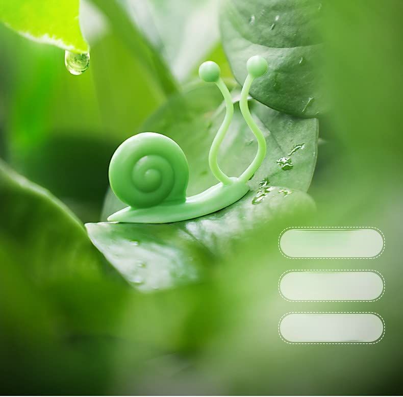 10PCS Plant Climbing Wall Fixture Clips, Plant Fixer Self-Adhesive Hooks for Invisible Wall Vines Plant Fixation Plant Vine(Green) โ image 5