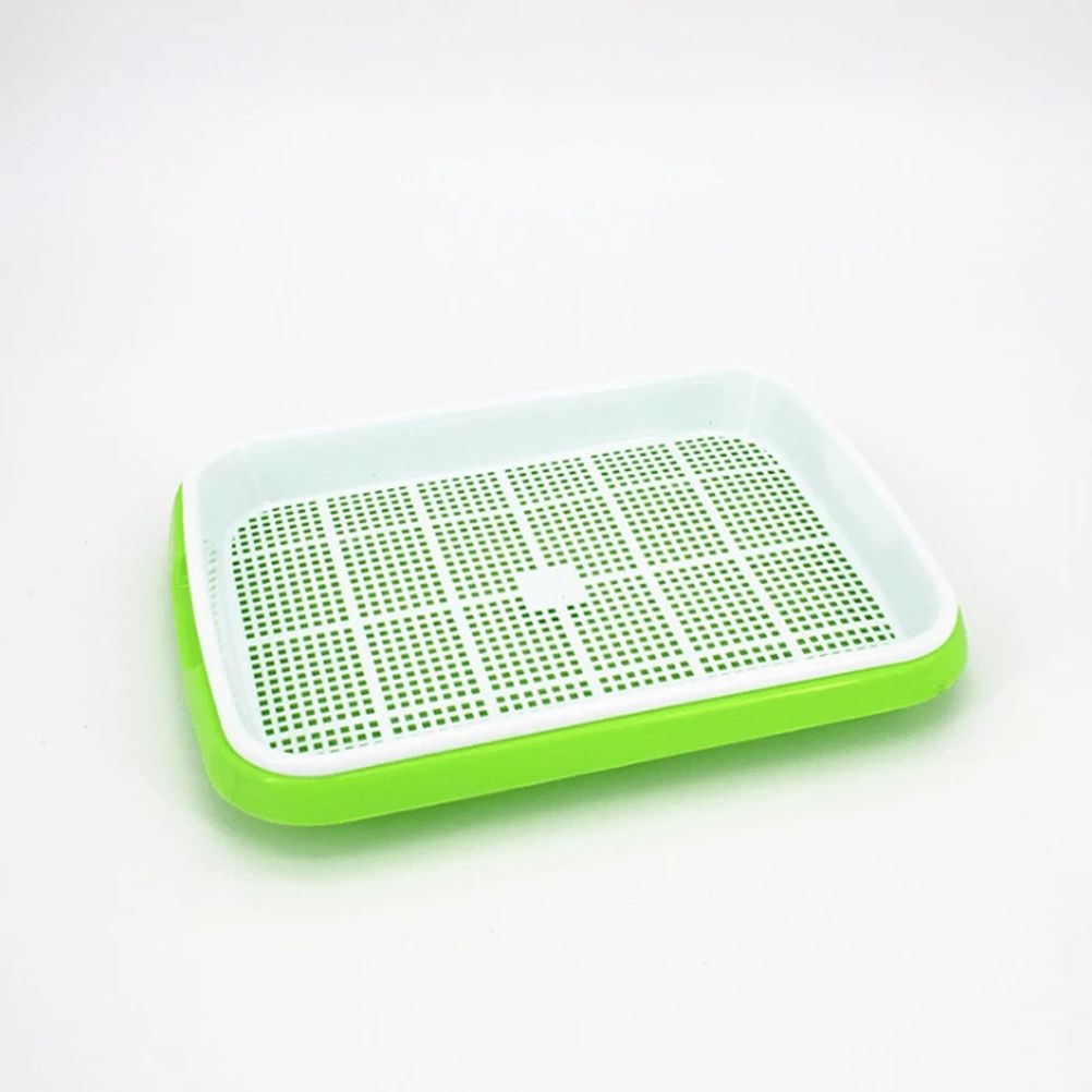 Double Layer Seedling Tray Hydroponic Nursery Tray Garden Seedling Pots — image 3