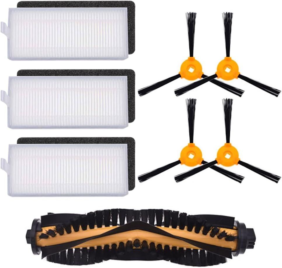 Replacement Accessories Kit Compatible or Ecovacs Deebot N79S N79 DN622 DN622.11 DN622.31 N79W N79se and Deebot 500 DC3G Robot Vacuum with 1 Roller Brush 3