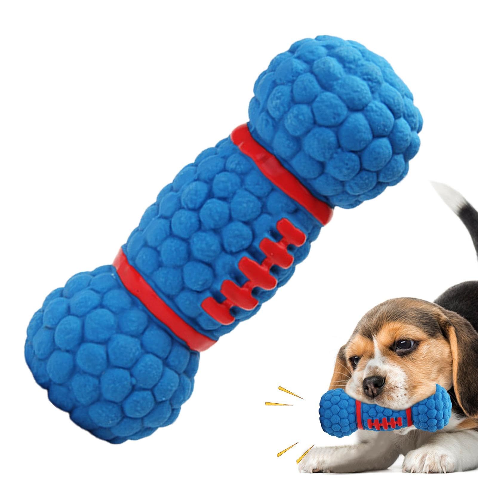 Flexible Teething Toy for Dogs with Squeaker, Promoting Pet Dentals Health for Chew Breeds Squeaks Stimulated Puppies Dogs — image 3