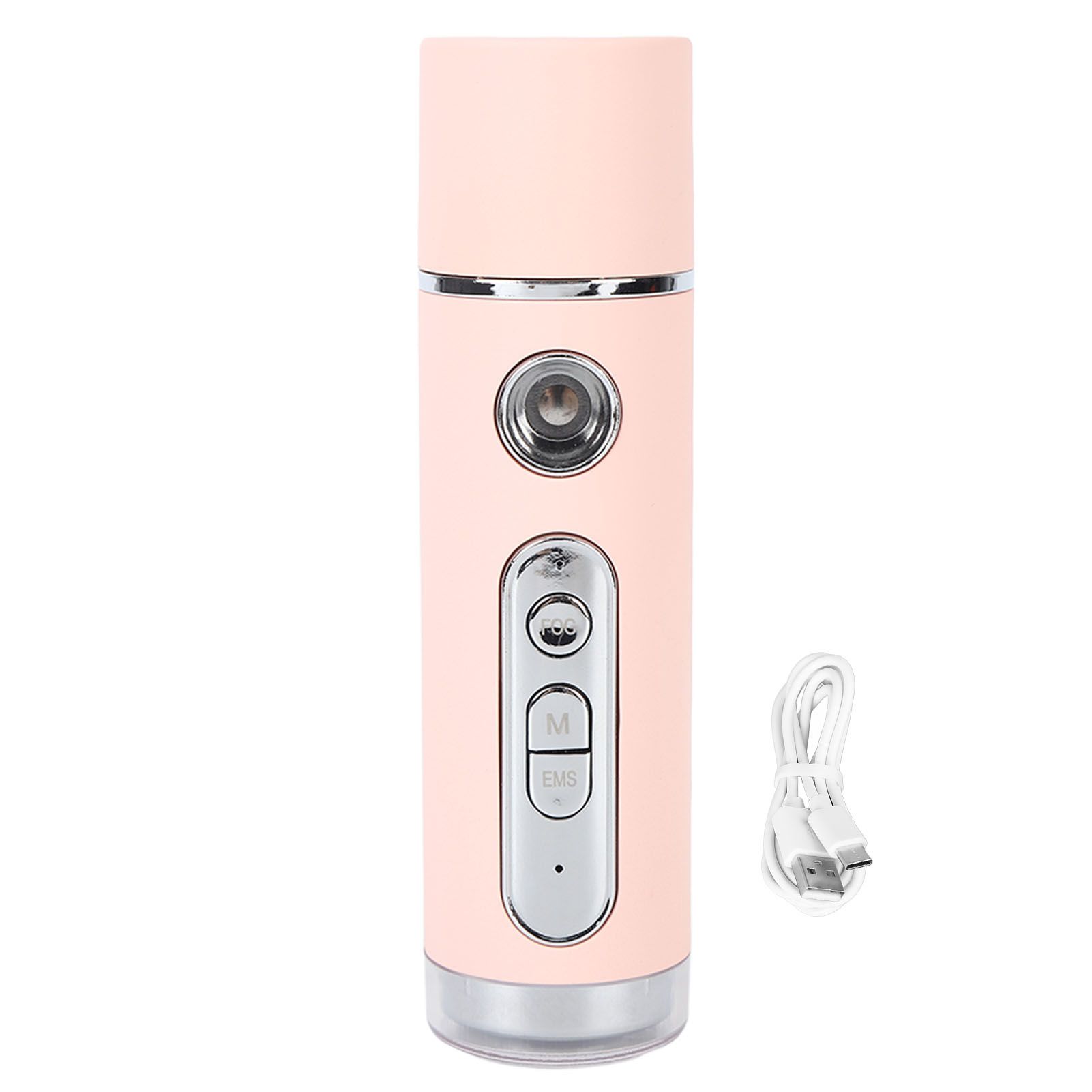 Handheld Eye Massager Wand EMS Sooth Fade Dark Circles Vibration Handheld Eye Massager Pen for Work Travel 15ml Pink