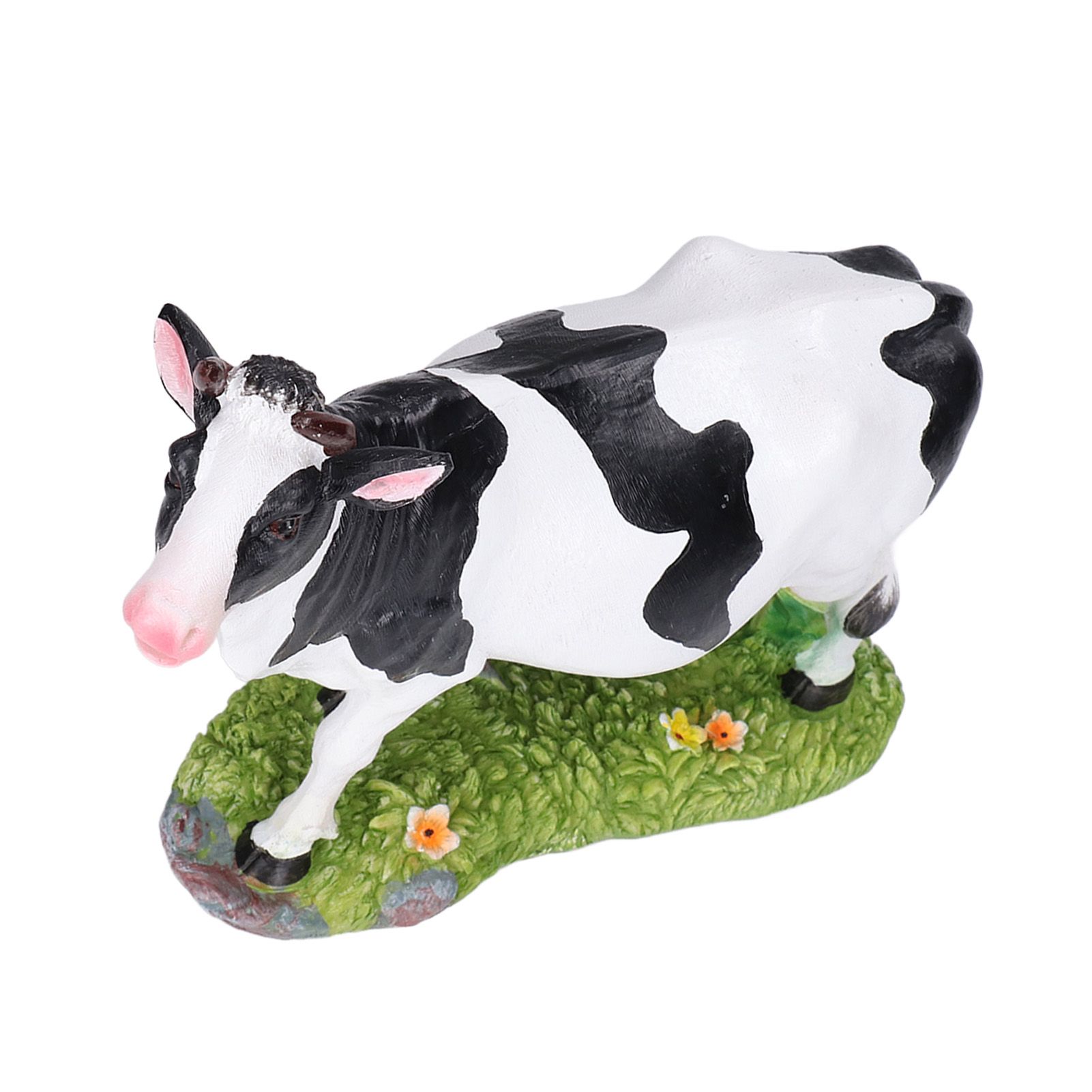 Animals Figures Statue Resin Miniature Cow Figurines for Desktop Garden Decoration โ image 3