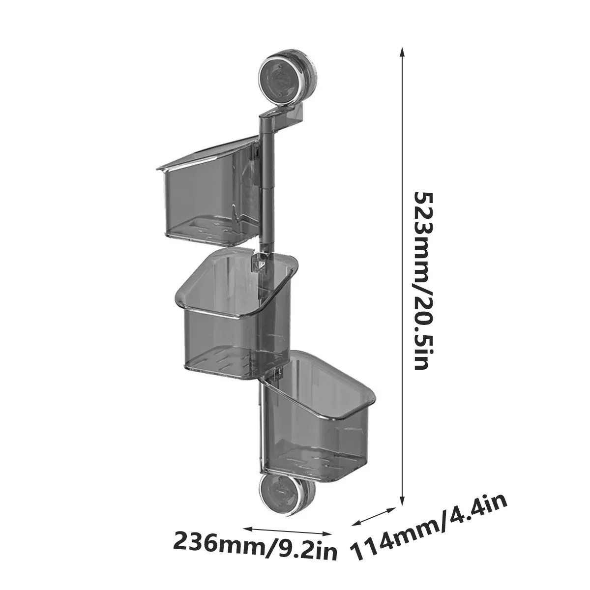 3PCS Wall-Mounted Spice Storage Box 180-Degree Rotatable Removable Design โ image 3