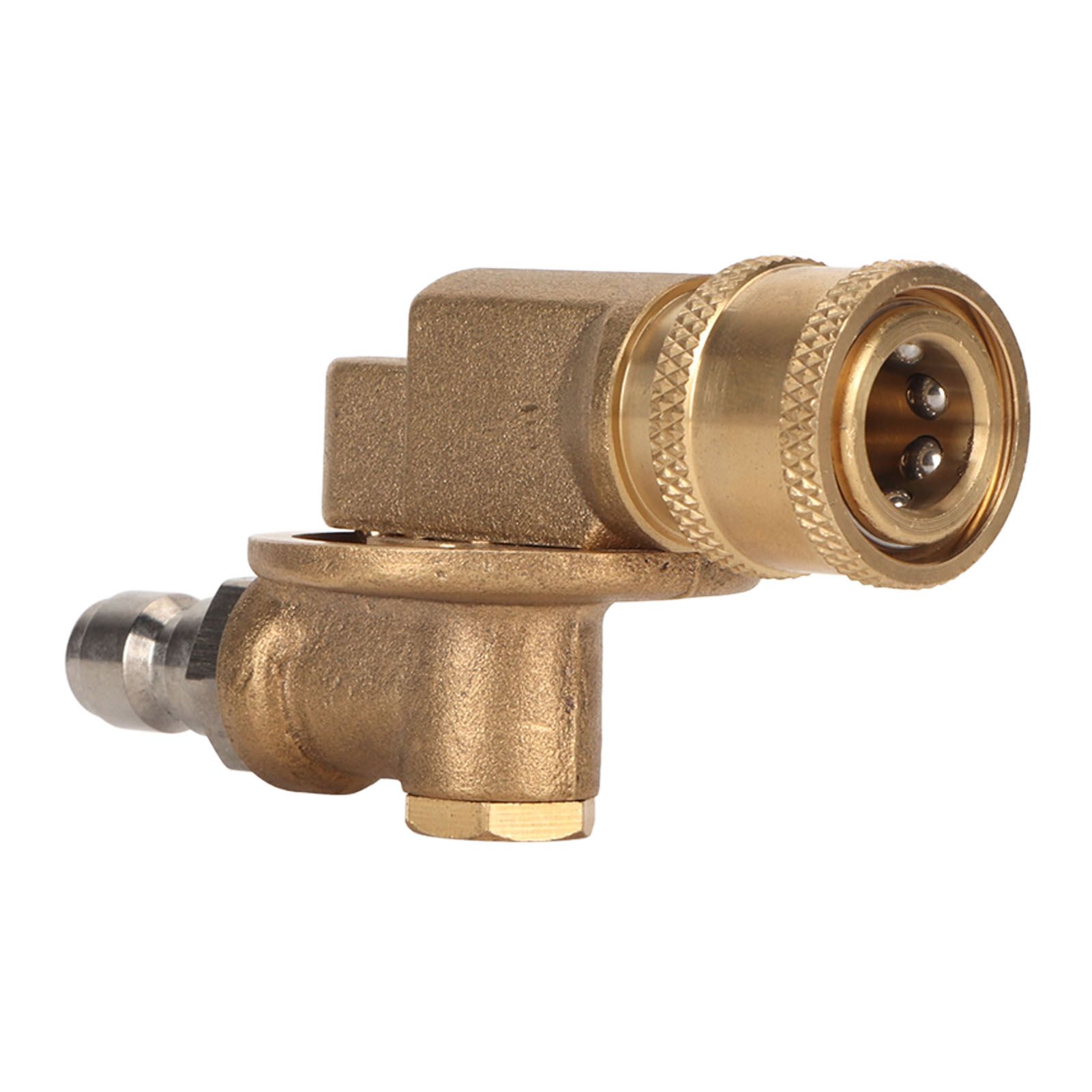 Quick Connecting Pivoting Coupler Attachment 1/4in for Pressure Washer Nozzle Adjustable 4500psi Garden Supplies 7 Level — image 5