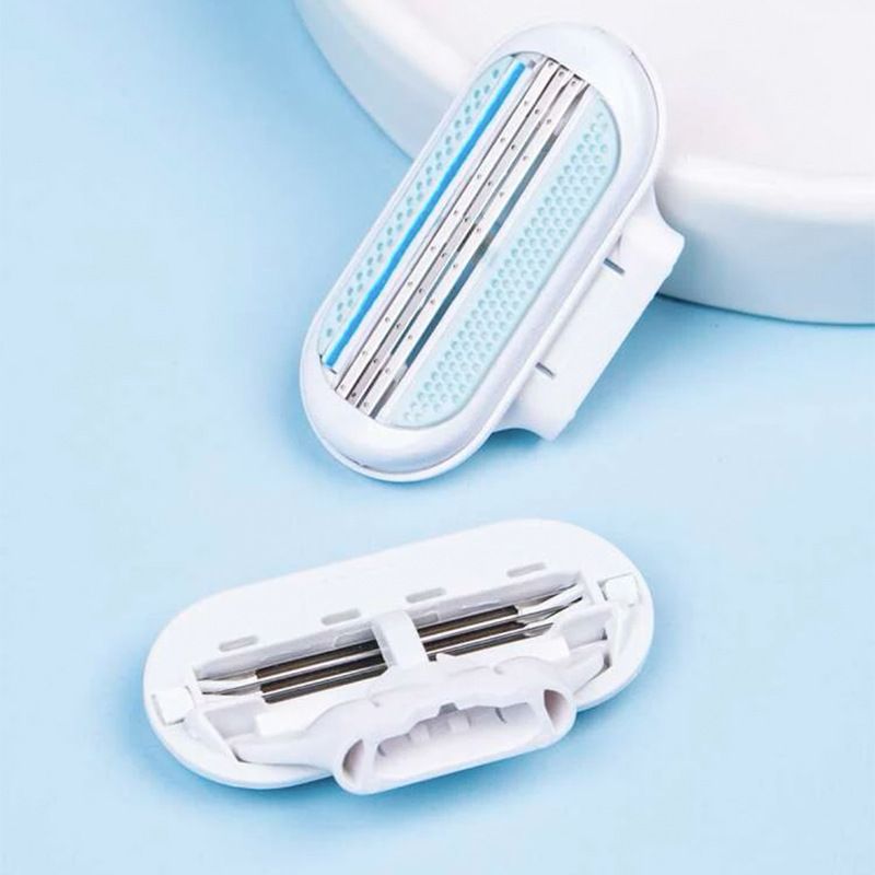 Jiyun Manual Shaving Razor 3 Layer Blade Pink 1 knife holder โ image 3