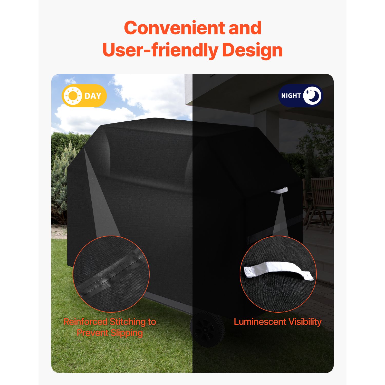 65 inch Grill Cover Heavy Duty BBQ Gas Grill Cover Outdoor Waterproof — image 5