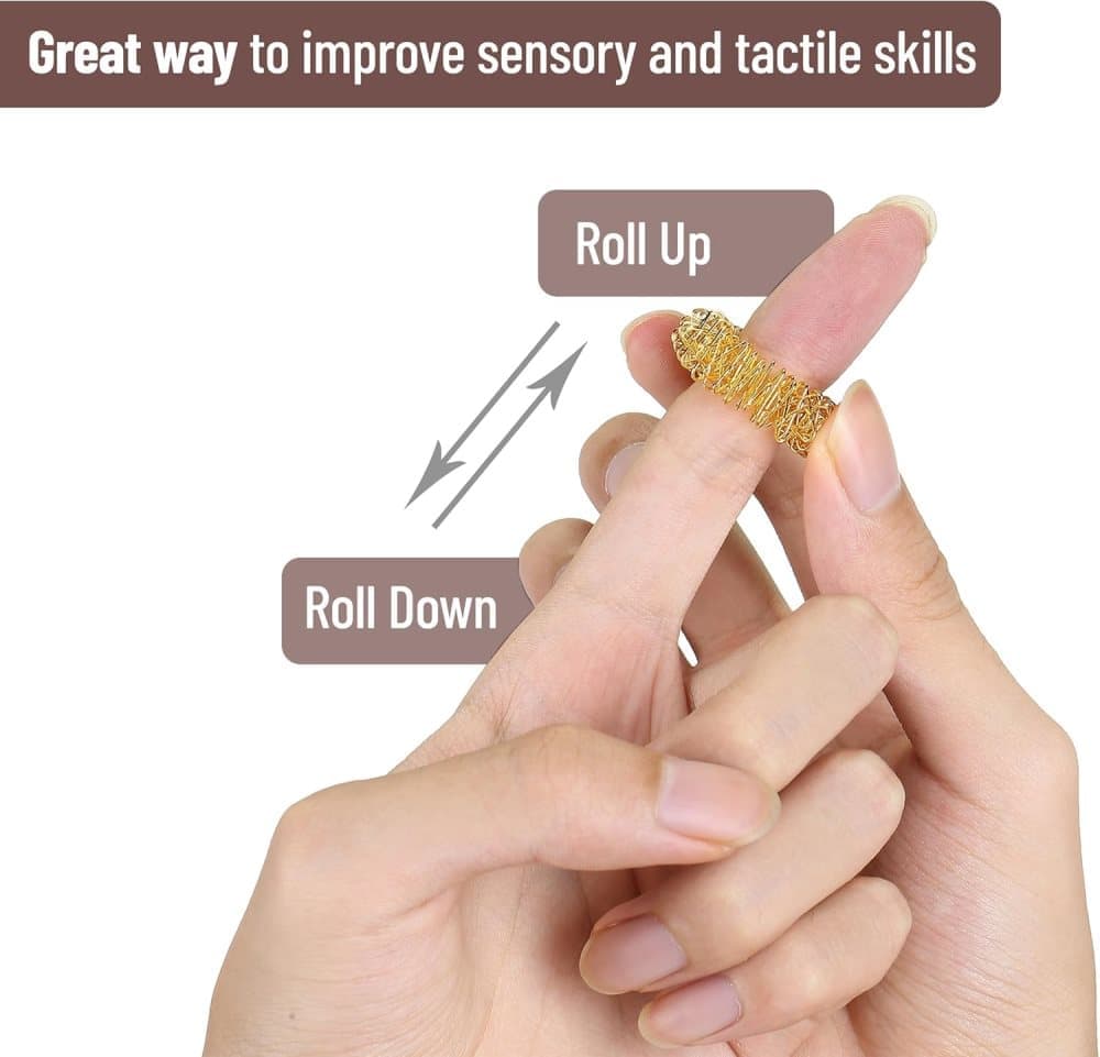 Stress Ring 14-pack – Fidget Ring & Sensory Stress Toys for Anxiety and ADHD — image 2