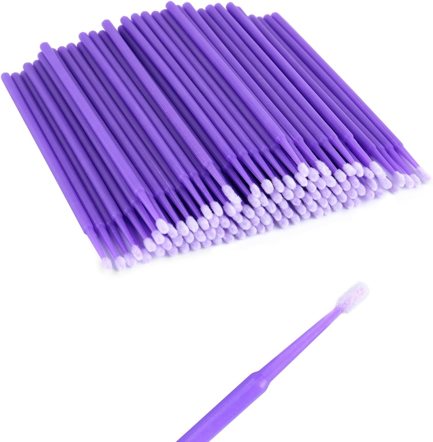 100PCS Car Touch Up Paint Brushes,Single-Use Micro Brushes for Refinishing Car Detail Paint Tiny Paint Brushes Scratches,Practical Car Accessories Micro Paint