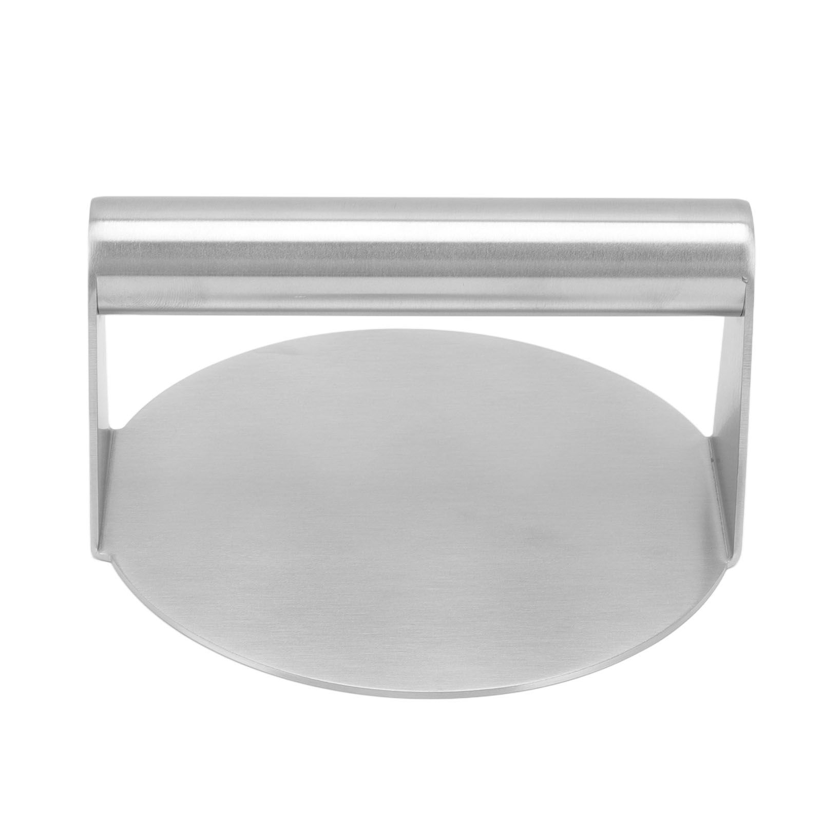 Meat Press Manual Stick Free Comfortable Handle 304 Stainless Steel Round Burger Press for Bacon Steak Grilling โ image 2