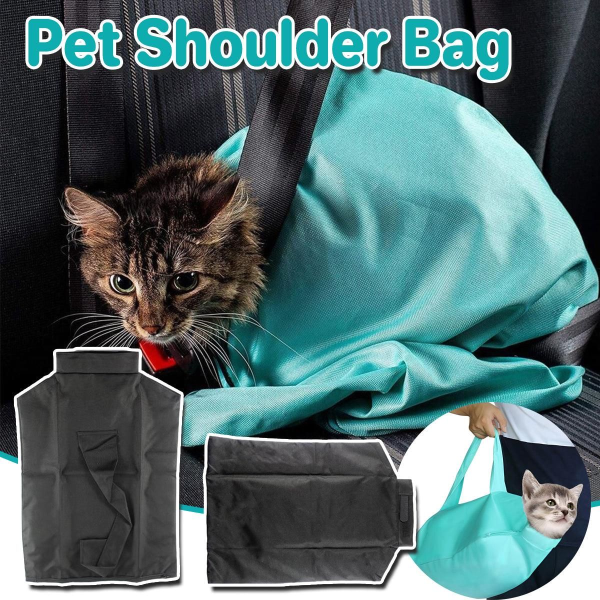 Portable Pet Shoulder Tote Bag for Cats and Small Dogs Outdoor Travel Carrier - Blue — image 2