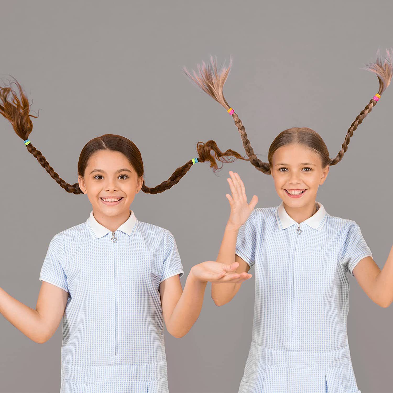 Elastic Hair Bands 24 Colors, 2000 pcs Mini Hair Rubber Bands for Hair, Small Hair Ties, Colorful Hair Accessories for Toddler — image 3