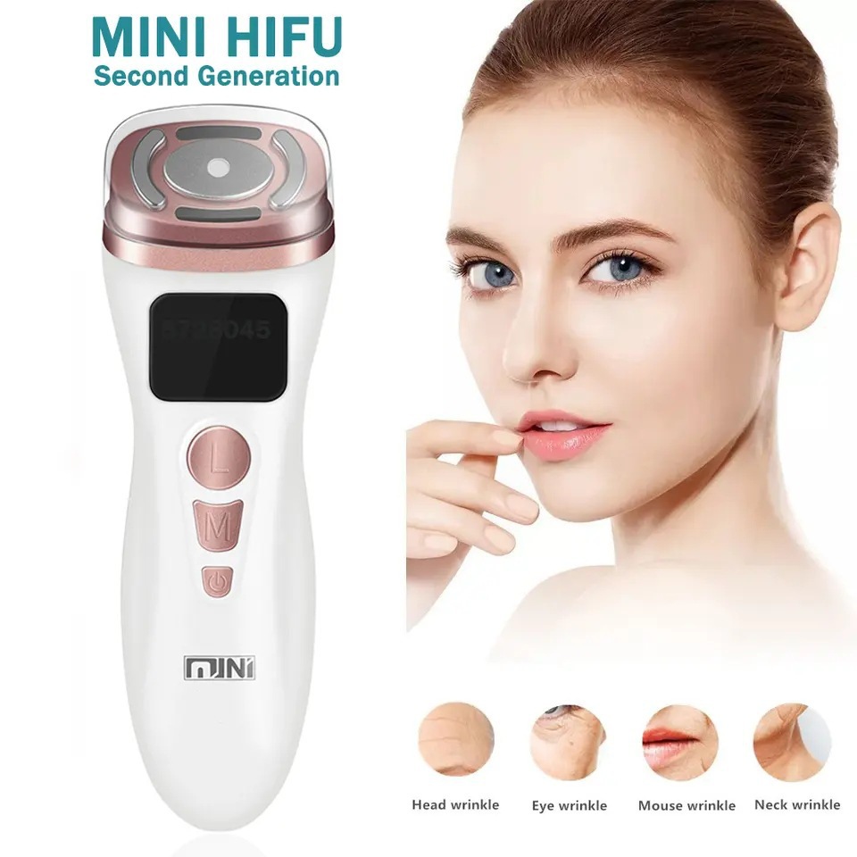 3-in-1 Facial Firming & Anti-Wrinkle Device with HIFU, RF & EMS Technology(White) โ image 2