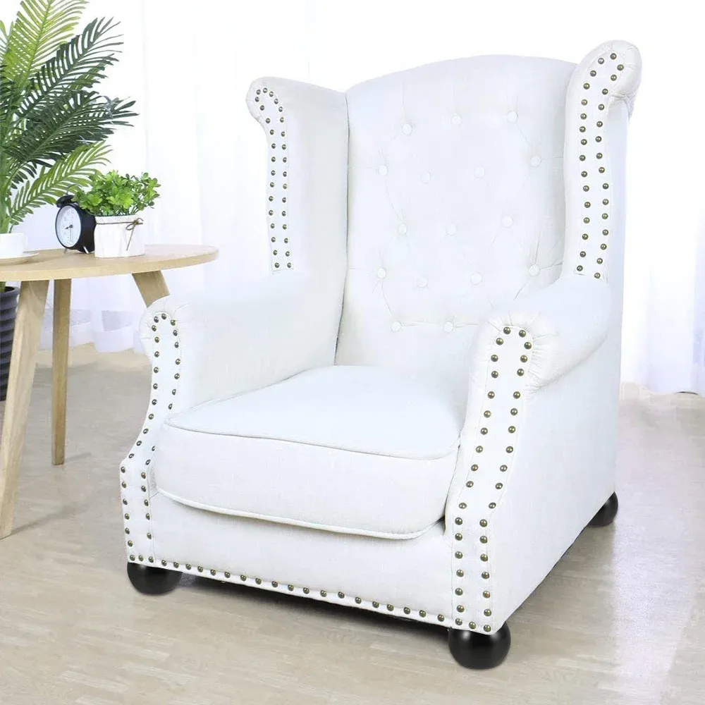 4 Pcs Round Bun Furniture Legs, Solid Eucalyptus Wood Replacement Sofa Feet, Black 2 Inch โ image 4