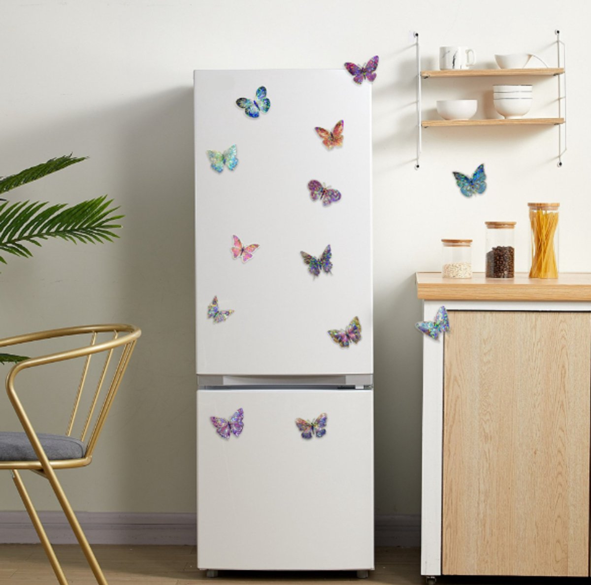 Stickers - Butterfly Wall Stickers - DIY Wall Stickers - Creative Bedroom Supplies - Beautiful 3D Decorations - Interior Decoration - Suitable for creating — image 4