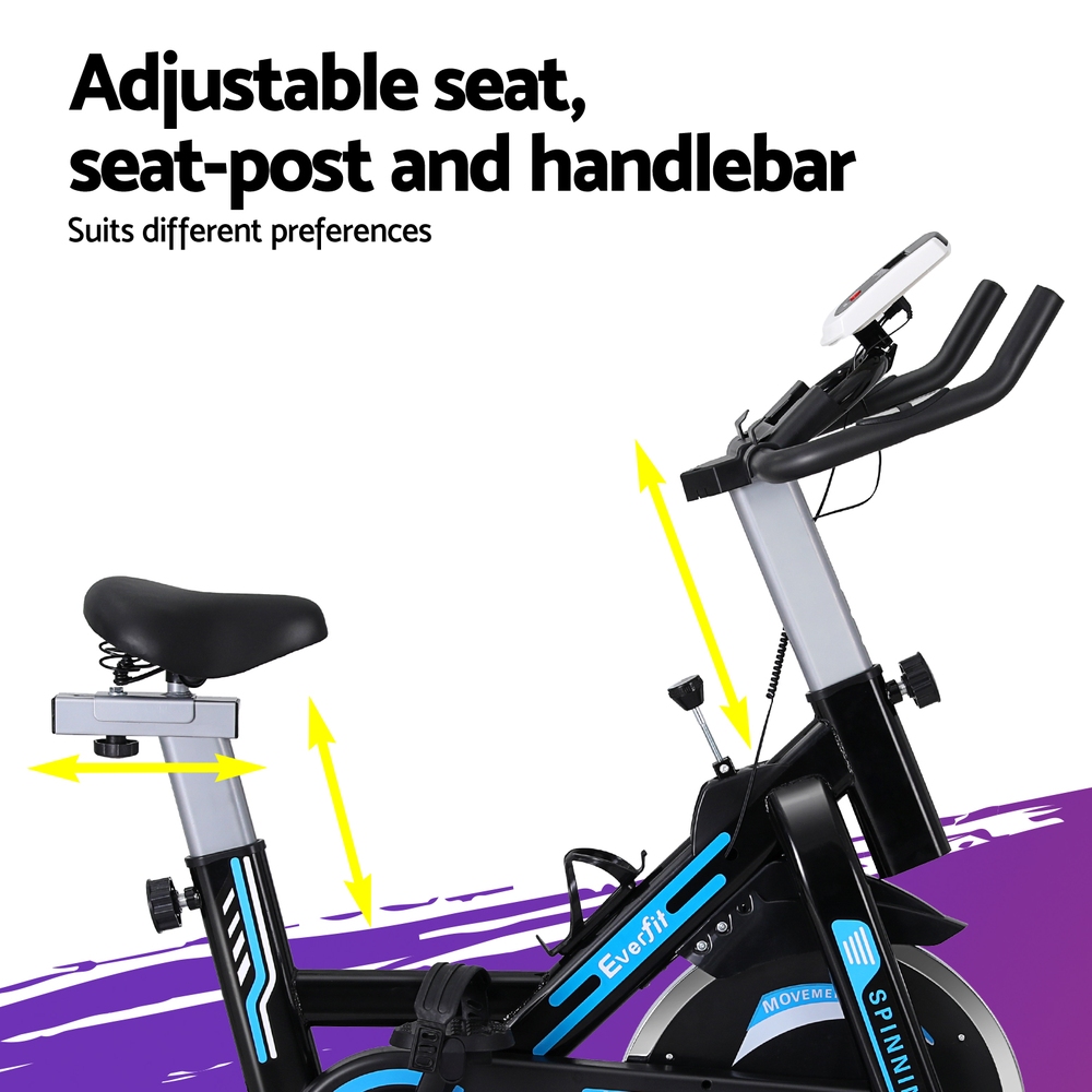 Everfit Spin Bike Exercise Bike 13KG Flywheel Fitness 150kg capacity โ image 5