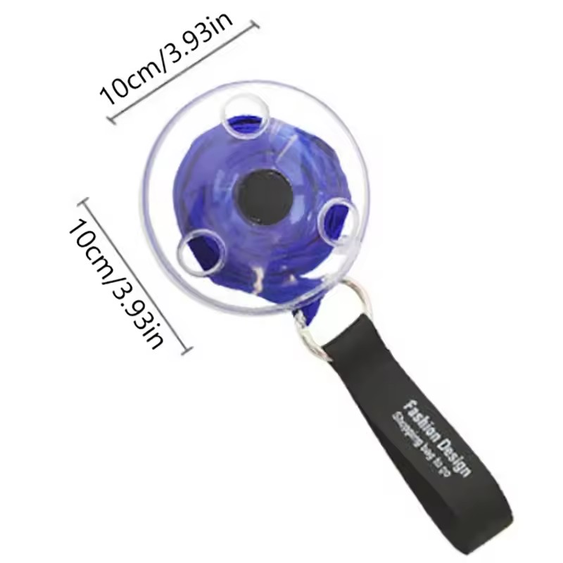 2-PCS Red Compact Retractable Shopping Bag with Durable Nylon and ABS Plastic Disc Design for Everyday Use Local Standard Fit โ image 4
