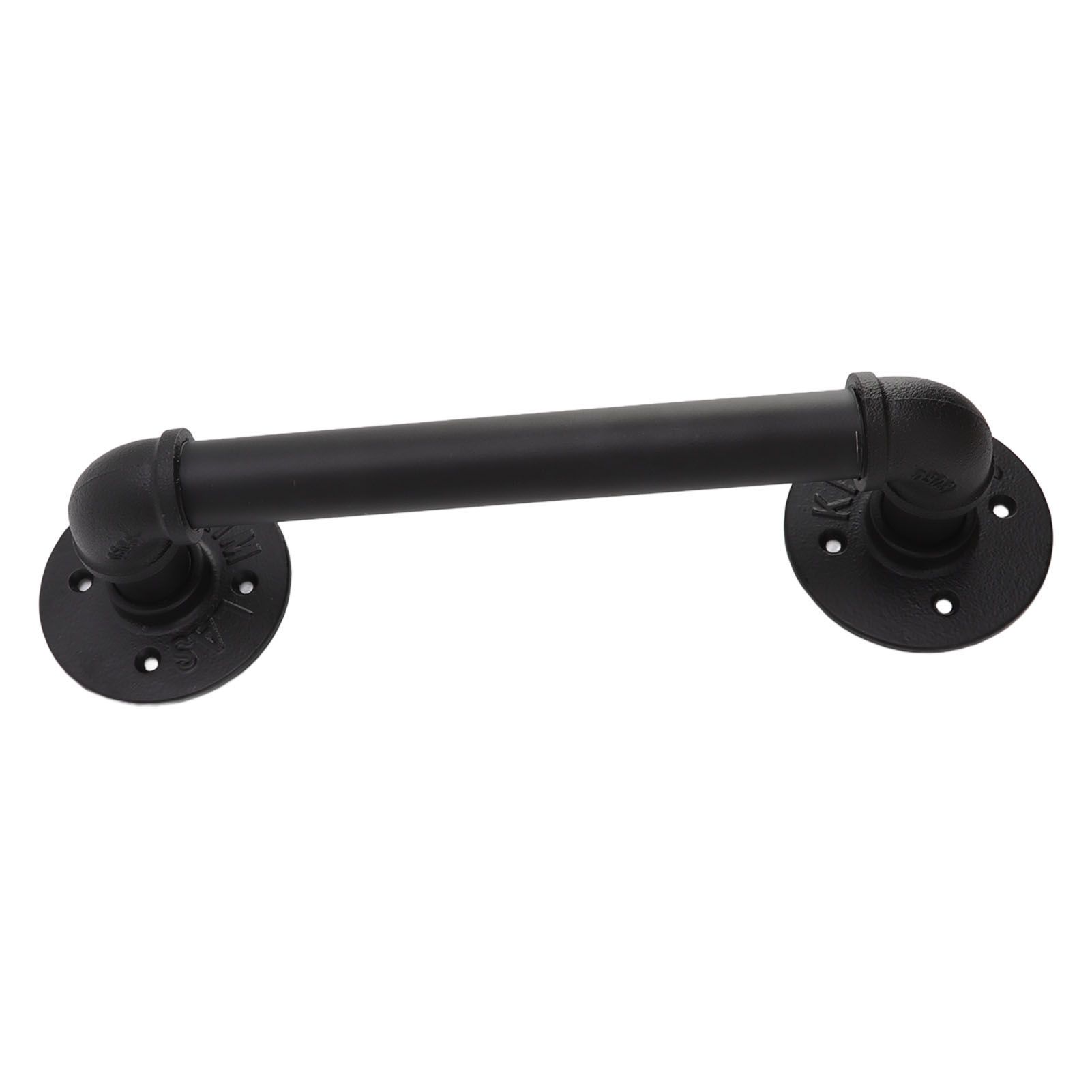 Door Pull Handle Simple Industrial Retro European Style Black Iron Decorative Practical Barn Door Handle for Home — image 6