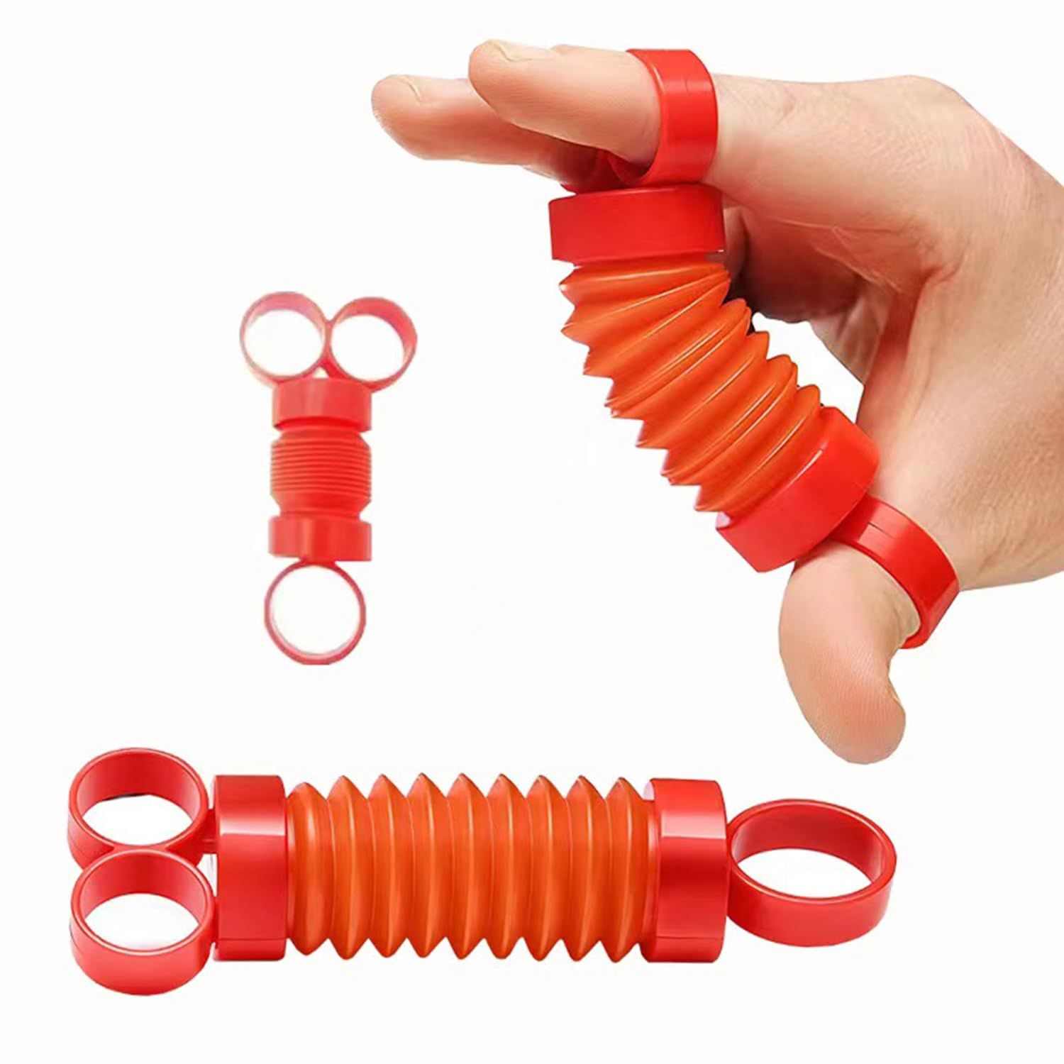 Toys, Stocking Stuffer Pack of 2 Finger Fidgets for Men, Women, and Young Adults, Finger Strengthener and Exerciser Sensory Toy — image 2