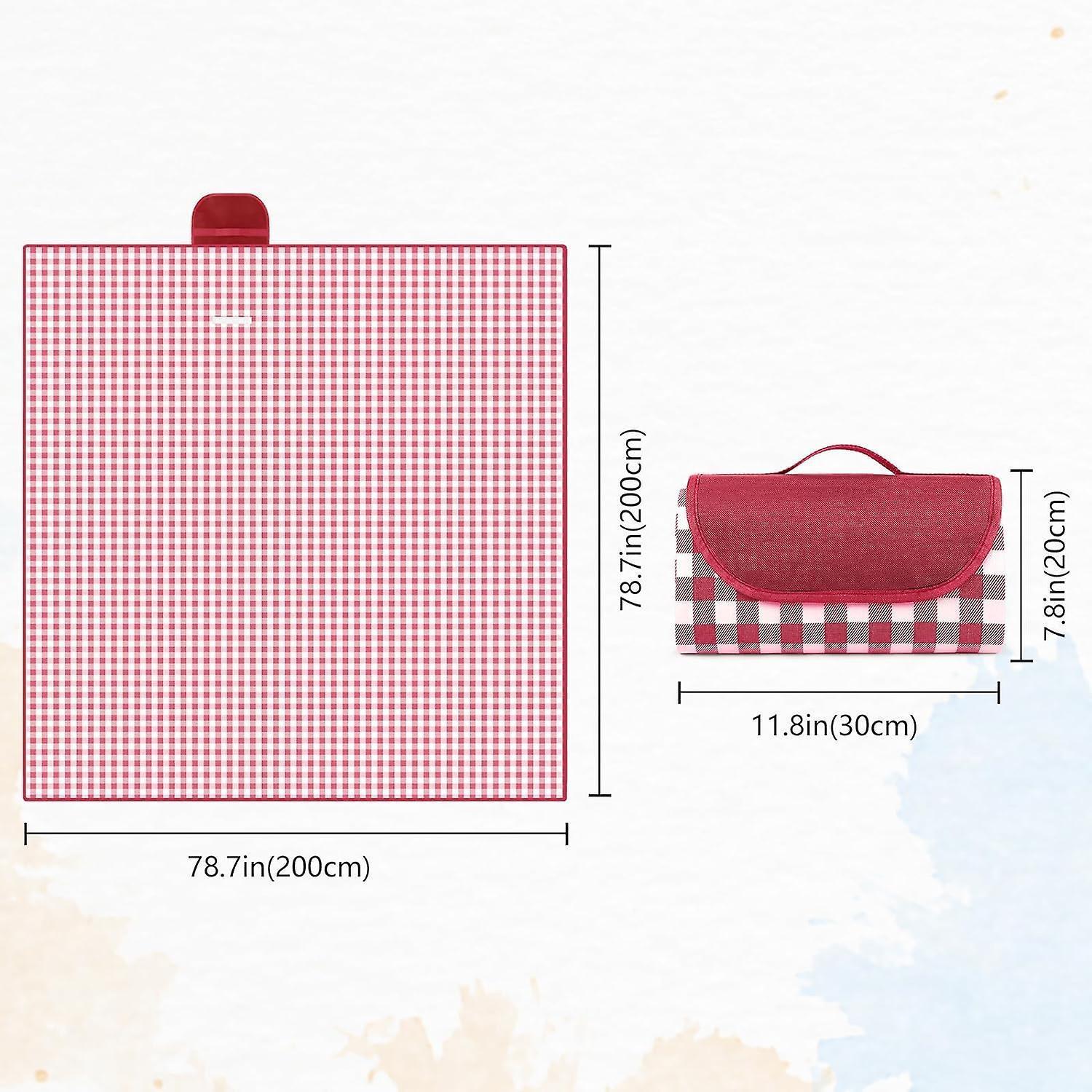 Picnic blanket waterproof picnic beach carpet pattern โ image 2